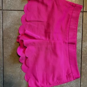 Express Scalloped Shorts